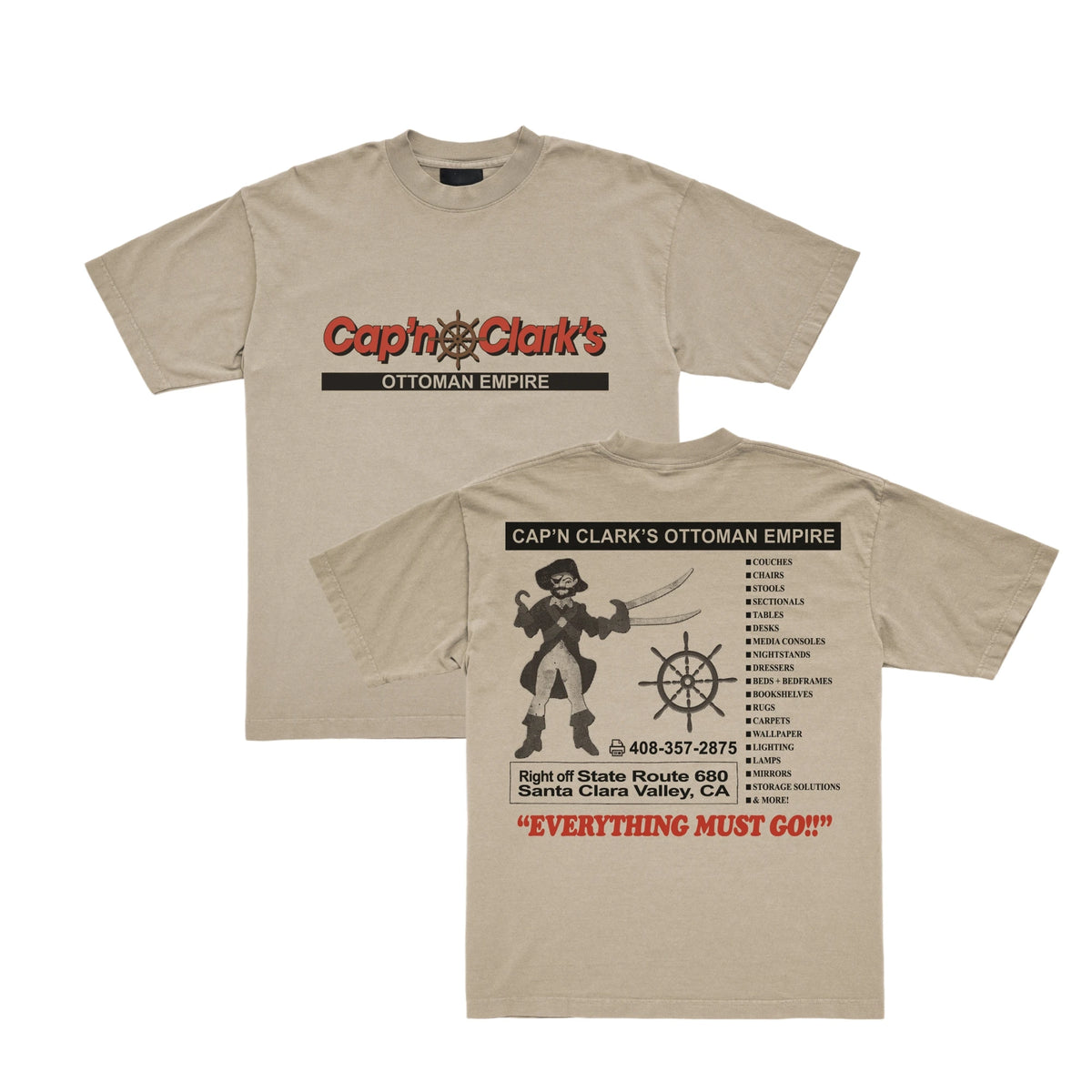 Cap'n Clark's Backrooms Tee